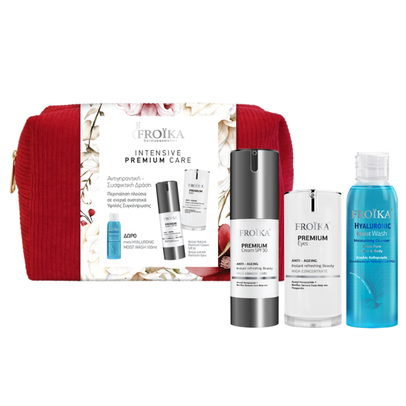 FROIKA - PROMO PACK INTENSIVE PREMIUM CARE PREMIUM Cream SPF30 - 30ml & Eyes - 15ml ΜΕ ΔΩΡΟ HYALURONIC Moist Wash - 100ml